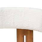 Baxton Studio Kyren Modern Cream Boucle Dining Chair