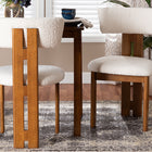 Baxton Studio Kyren Modern Cream Boucle Dining Chair