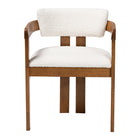 Baxton Studio Carice Modern Cream Boucle Dining Chair