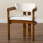Baxton Studio Carice Modern Cream Boucle Dining Chair