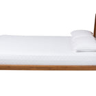 Baxton Studio Aldith Japandi Walnut Brown Toolless Assembly Queen Platform Bed