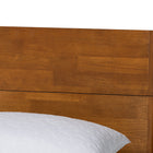 Baxton Studio Aldith Japandi Walnut Brown Toolless Assembly Queen Platform Bed