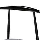 Baxton Studio Arnold Modern Industrial Grey Fabric and Metal Dining Set