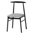 Baxton Studio Arnold Modern Industrial Grey Fabric and Metal Dining Chair