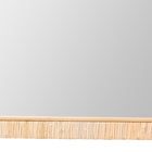 bali & pari Lankston Bohemian Natural Rattan Square Accent Wall Mirror