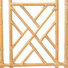 bali & pari Karavo Bohemian Natural Rattan Queen Size Standalone Headboard