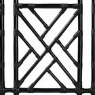 bali & pari Karavo Bohemian Black Natural Rattan King Size Standalone Headboard