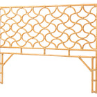 bali & pari Kalcya Bohemian Natural Rattan King Size Standalone Headboard