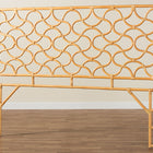 bali & pari Kalcya Bohemian Natural Rattan King Size Standalone Headboard
