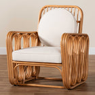 bali & pari Tiramisu Bohemian Light Honey Rattan Arm Chair