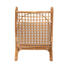 bali & pari Helina Bohemian Light Honey Rattan Accent Chair