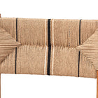 bali & pari Prita Bohemian Paper Loom and Natural Mahogany Wood 2-Piece Bar Stool Set
