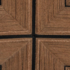 bali & pari Prita Bohemian Paper Loom and Black Mahogany Wood Dining Chair