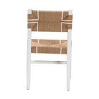 bali & pari Talli Bohemian Paper Loom and White Mahogany Wood Dining Chair