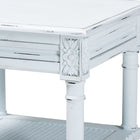 Baxton Studio Jeanne Vintage Traditional White Wood End Table
