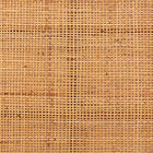 bali & pari Caspia Bohemian Natural Rattan and Mahogany Wood Queen Size Headboard