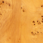 bali & pari Revelle Modern and Contemporary Natural Light Mappa Real Burl Wood Console Table