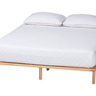 Baxton Studio Calhoun Japandi Queen Size Bed Frame