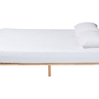 Baxton Studio Calhoun Japandi Queen Size Bed Frame