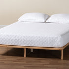 Baxton Studio Calhoun Japandi Queen Size Bed Frame