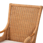 bali & pari Amsterdam Bohemian Light Honey Rattan Dining Chair