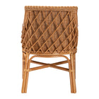 bali & pari Carolyn Bohemian Light Honey Rattan Dining Chair