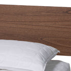 Baxton Studio Alyssa Japandi Walnut Brown Wood King Size 3-Piece Bedroom Set