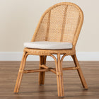bali & pari Daniela Bohemian Light Honey Rattan Dining Chair