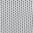 bali & pari Genica Classic French Two-Tone Navy and White Weaving and Natural Rattan Bistro Chair