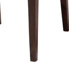 bali & pari Zaila Bohemian Light Honey Rattan and Dark Brown Wood Dining Chair
