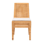 bali & pari Morris Bohemian Light Honey Rattan Dining Chair
