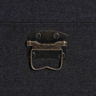 Baxton Studio Agatha Vintage Black Canvas 2-Drawer Storage Trunk