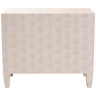 Baxton Studio Leyna Modern Beige Faux Shagreen 3-Drawer Storage Cabinet