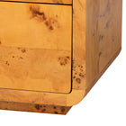 bali & pari Netra Modern and Contemporary Natural Real Burl Wood 6-Drawer Dresser