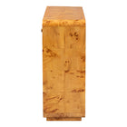 bali & pari Netra Modern and Contemporary Natural Real Burl Wood Console Table