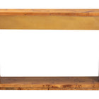bali & pari Netra Modern and Contemporary Natural Real Burl Wood Console Table