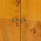 bali & pari Netra Modern and Contemporary Natural Real Burl Wood Storage Cabinet