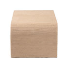 bali & pari Eviana Japandi Natural Jute Waterfall Coffee Table
