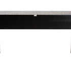 bali & pari Elara Coastal Black and White Mother of Pearl Capiz Shell 3-Drawer Console Table