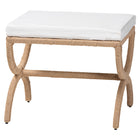 bali & pari Maliyah Japandi Natural Jute Ottoman