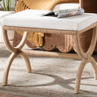 bali & pari Maliyah Japandi Natural Jute Ottoman