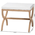 bali & pari Maliyah Japandi Natural Jute Ottoman