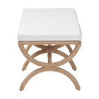 bali & pari Maliyah Japandi Natural Jute Accent Bench