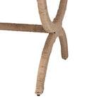 bali & pari Maliyah Japandi Natural Jute Accent Bench