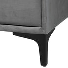 Baxton Studio Etienne Modern Slate Grey Velvet 6-Drawer Dresser