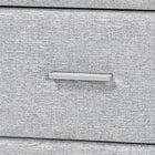 Baxton Studio Cadmus Modern Light Grey Channel-Tufted Fabric King Size 4-Piece Bedroom Set