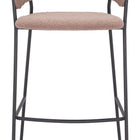 Zuo Josephine Barstool (Set of 2) Brown