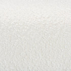 Baxton Studio Vinicio Mid-Century Modern Cream Boucle Accent Bench