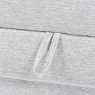 Baxton Studio Sabriel Modern Light Grey Fabric Convertible Sleeper Ottoman