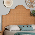 bali & pari Melanie Bohemian Light Honey Rattan King Size Standalone Headboard